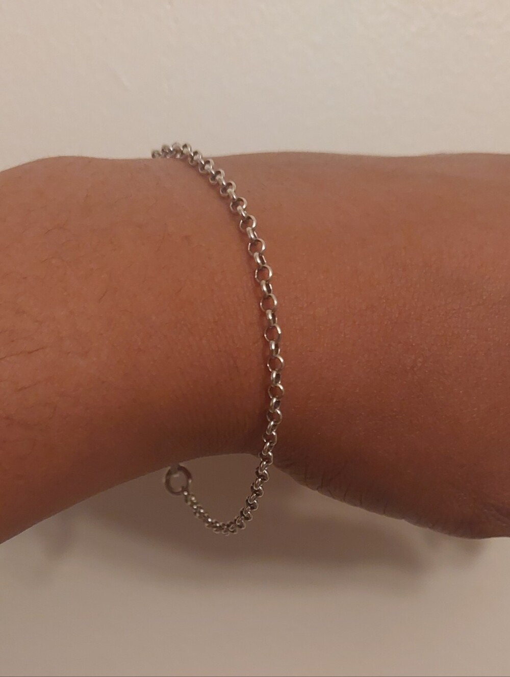 Delicate Sterling Silver Chain Link Bracelet
